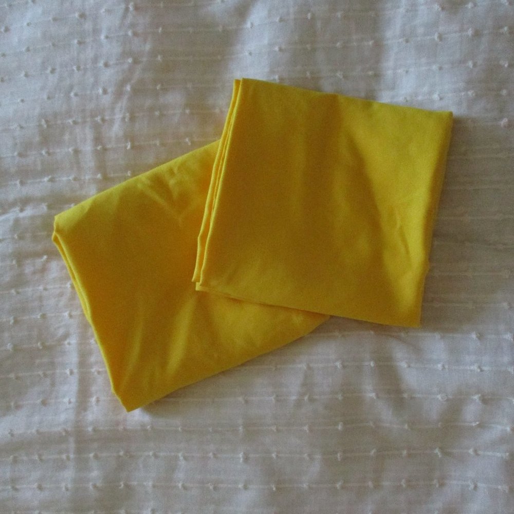 Sunshine yellow pillowcases